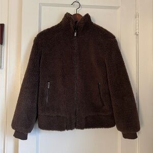 Universal Thread Cozy Brown Sherpa Bomber Jacket. Size XS